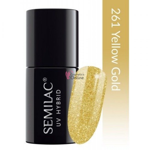 Oja UV Semilac 261 Platinum Yellow Gold 7 ml